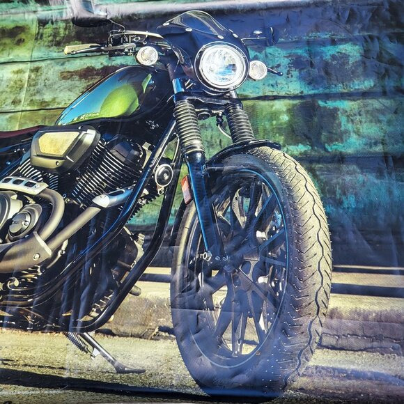 Yamaha Star Motorcycle Bolt R-Spec Vinyl Banner Dealer Garage Shop Sign 8'x4' - Picture 10 of 16